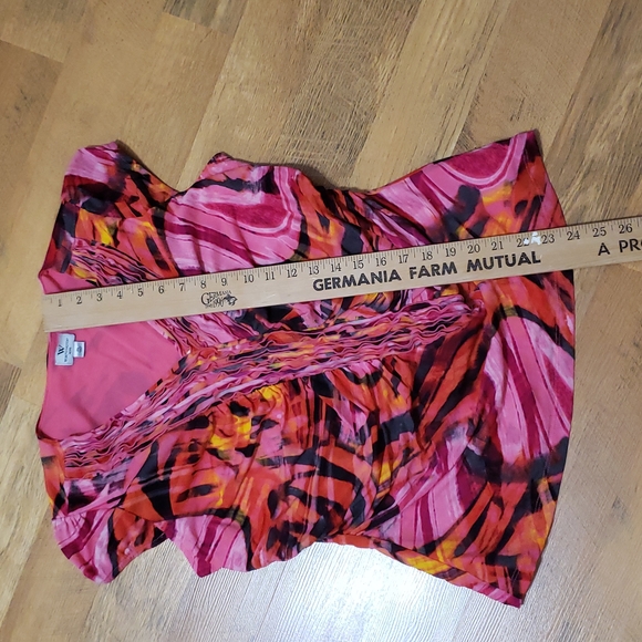 Worthington - Pink & Orange Top - Ladies Petite Large - Picture 7 of 12